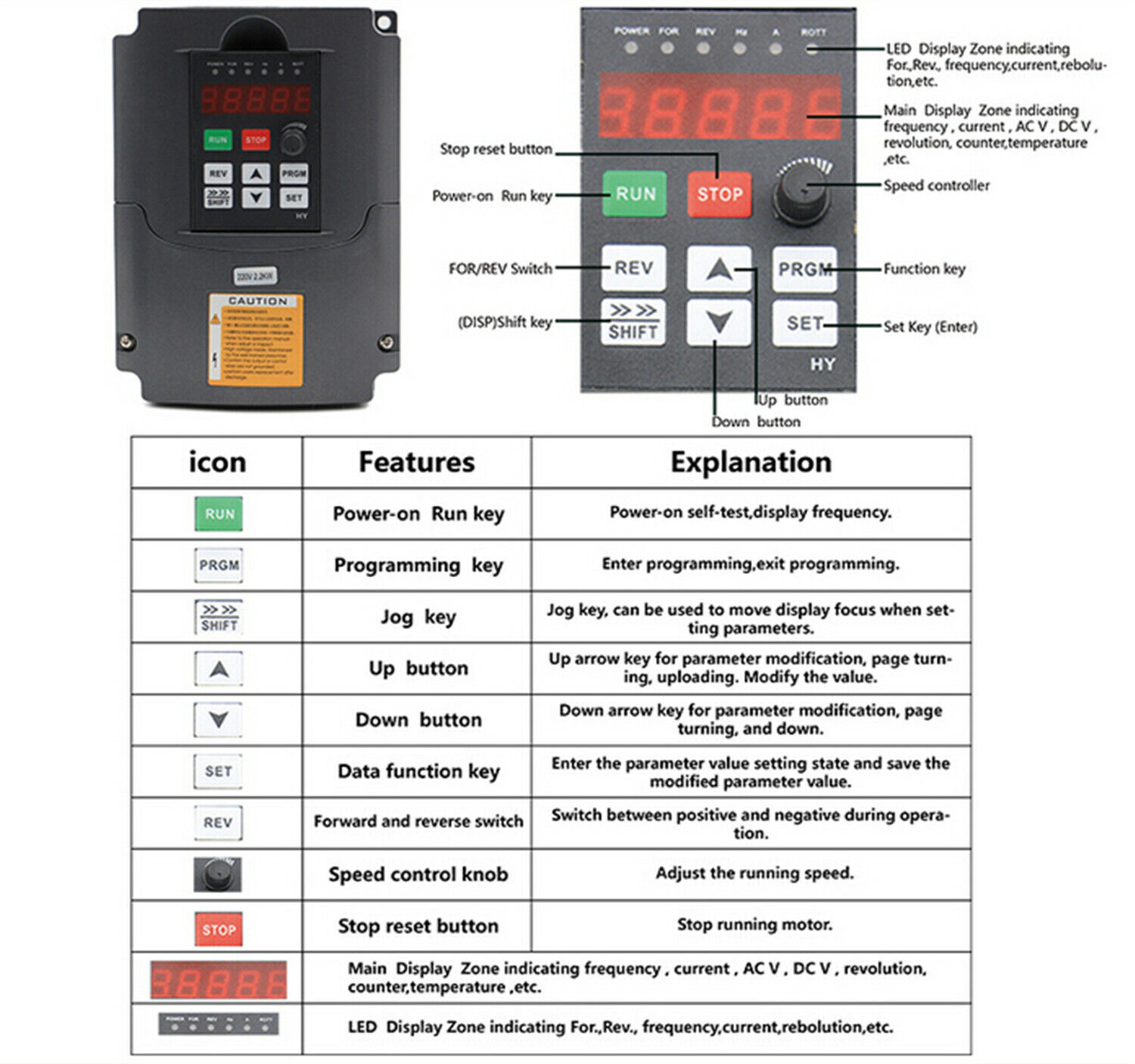2.2KW 110V of 220V 8A GDZ-80-2 - 2.2Kw Water Cooled Spindle Kit Vfd recensie en prijs